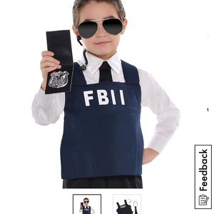 Kids FBII Halloween Costume